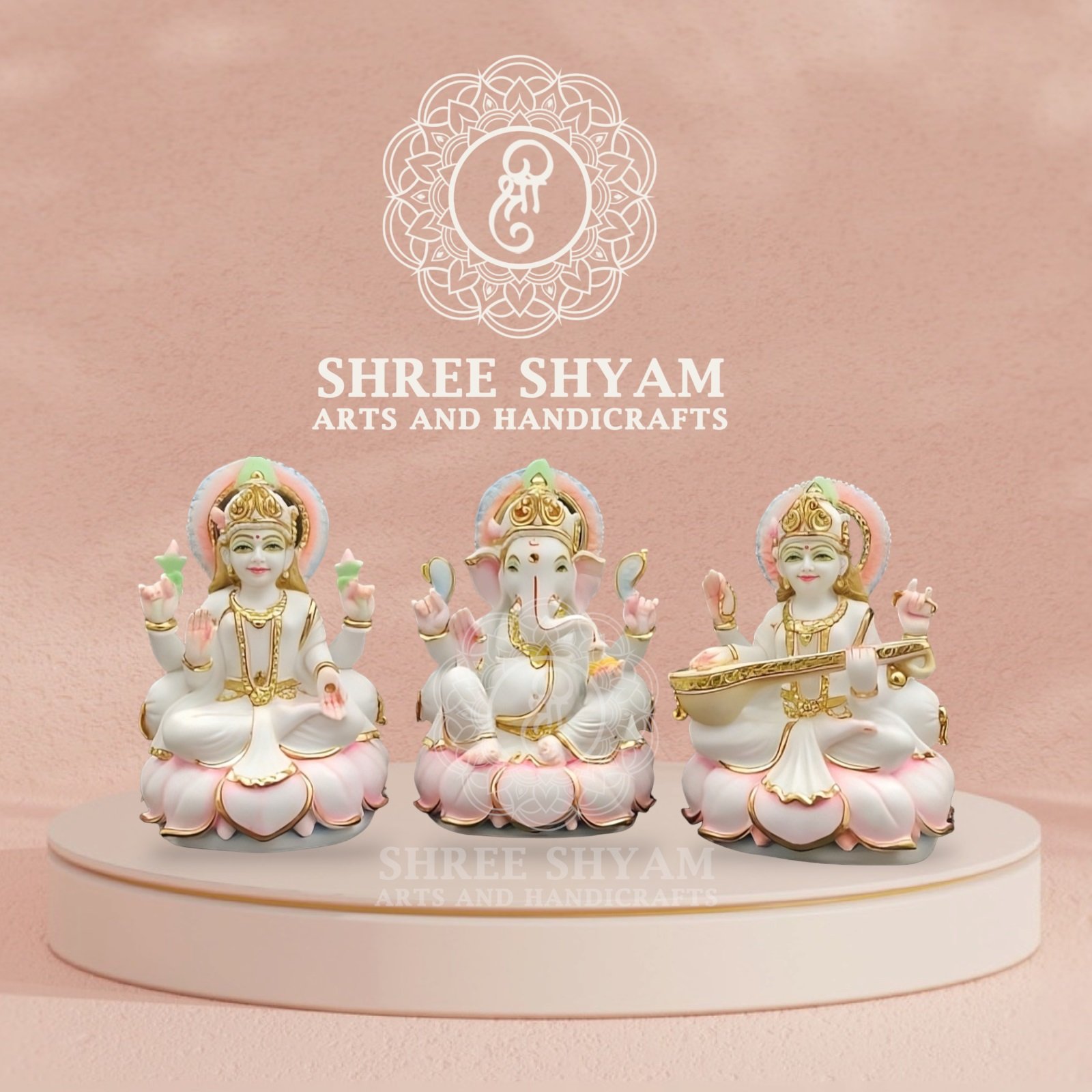 GANESH LAKSHMI SARASWATI   Shree Shyam Arts And HandiCrafts